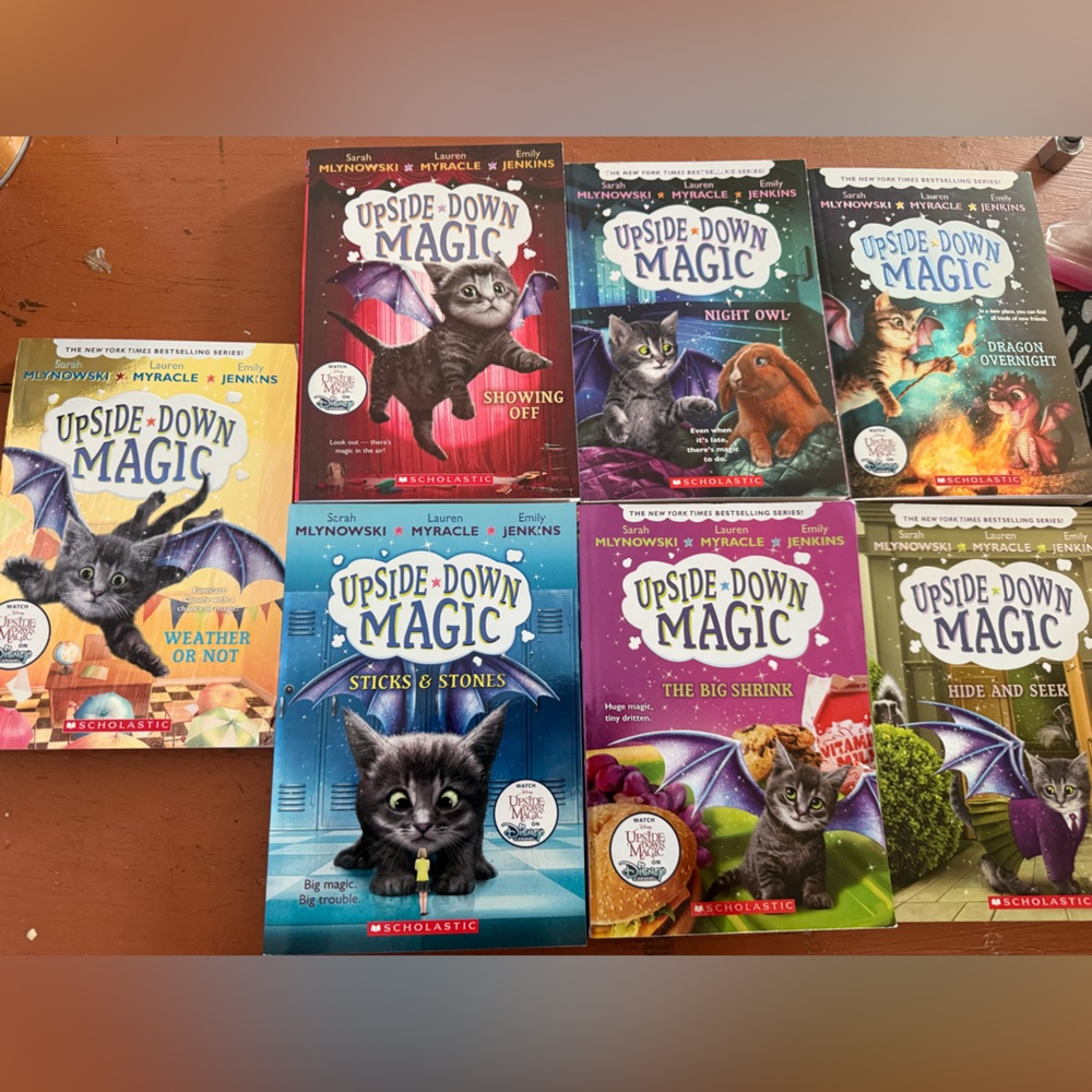 Scholastic Upside-Down Magic Series - Vibrant Covers